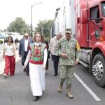 Laura Itzel Castillo: Senado entrega 10 tráileres de ayuda a damnificados