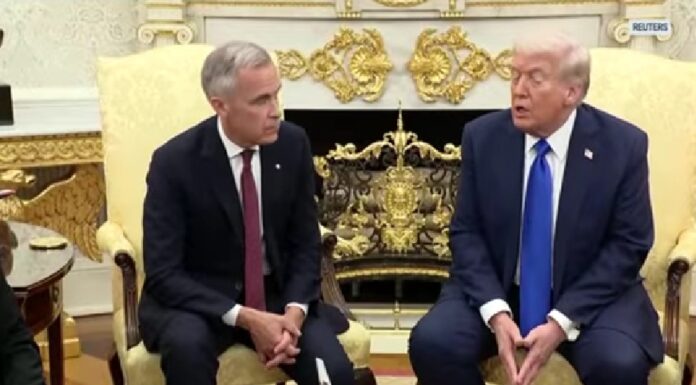 Trump firma orden para llamar “Lago América” al lago Ontario; Carney responde
