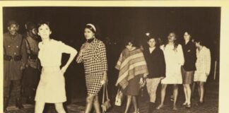 Las mujeres del Consejo Nacional de Huelga en 1968 .