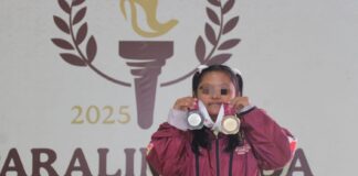Veracruz obtiene 4 medallas de oro y dos de plata en paratletismo.