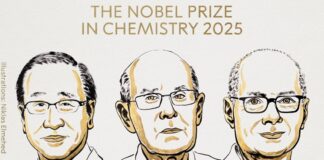 Premio Nobel de Química 2025 para Susumu Kitagawa, Richard Robson y Omar M. Yaghi
