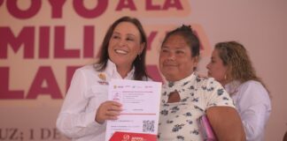 Con Apoyo a la Palabra y a la Familia, Veracruz da continuidad a la Cuarta Transformación: Rocío Nahle