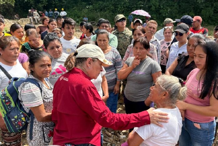 Rocio Nahle en Ilamatlan