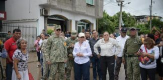 Supervisa Rocío Nahle respuesta interinstitucional ante emergencias por lluvias en Veracruz
