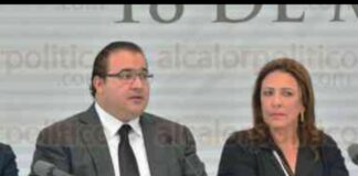 Javier Duarte responsabiliza a Yunes y Cuitláhuac por inundaciones en Veracruz.