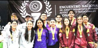 Veracruz se coronó como subcampeón del Encuentro Nacional Deportivo Indígena.