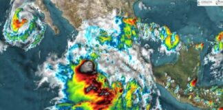 Tormentas tropicales Raymond y Priscilla ocasionarán lluvias de fuertes a torrenciales en seis entidades de México