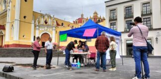 #Xalapa: Habitantes de Álamo organizan centro de acopio para apoyar a damnificados por inundaciones.