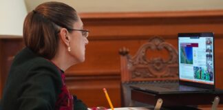 Presidenta Sheinbaum encabeza reunión de atención por lluvias en seis estados.