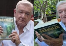 Andrés Manuel López Obrador reaparece para anunciar su nuevo libro titulado “Grandeza”.