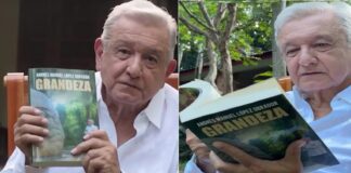 Andrés Manuel López Obrador reaparece para anunciar su nuevo libro titulado “Grandeza”.