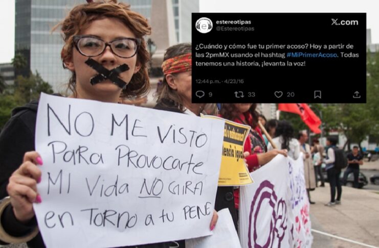 #MiPrimerAcoso, la campaña que visibilizó el acoso en espacios públicos .