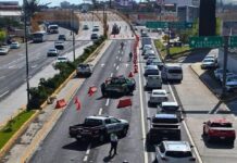 Comerciantes reclaman a SIOP “colapso vial” en Xalapa en pleno Buen Fin.