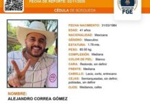 El ex presidente de Zinapécuaro, Alejandro Correa, se encuentra en calidad de desaparecido.