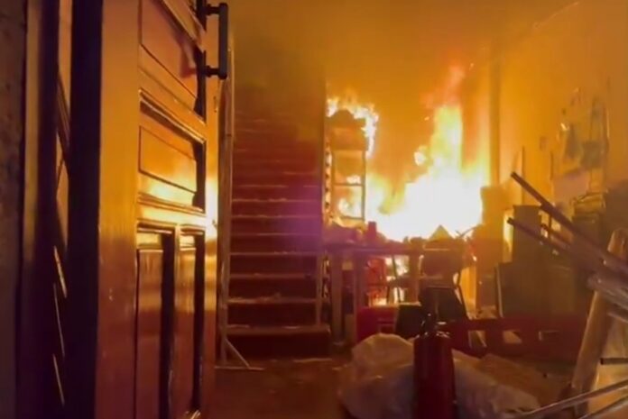 Apatzingan quema de palacio