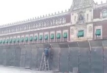 Como en marchas de mujeres gobierno de la 4t blinda Palacio Nacional ante Generación Z