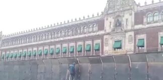 Como en marchas de mujeres gobierno de la 4t blinda Palacio Nacional ante Generación Z