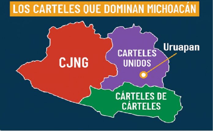 Carteles que dominan Michoacan
