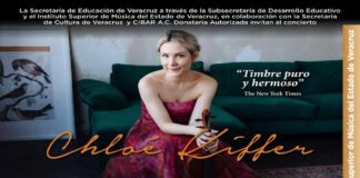 Chloé Kiffer se presentará con la Orquesta Sinfónica Juvenil del Estado de Veracruz