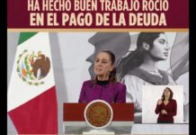 Agradece Rocío Nahle a la Presidenta Sheinbaum reconocimiento por esquema financiero