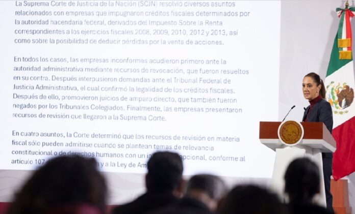 Claudia Sheinbaum Caso Salinas SCJN