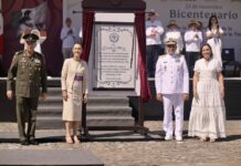 “No triunfa quien busca apoyo extranjero”: Sheinbaum en Bicentenario de la Independencia en la Mar en#Veracruz