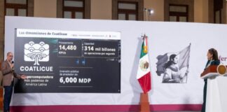 Claudia Sheinbaum presentó la super computadora “Coatlicue”, la más poderosa de América Latina
