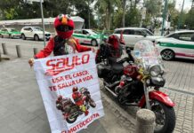 Reportan hasta 15 accidentes de motociclistas al día en Xalapa.