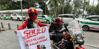 Reportan hasta 15 accidentes de motociclistas al día en Xalapa.