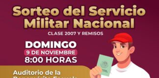 Este domingo, Sorteo del Servicio Militar Nacional.