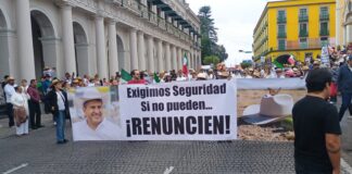 Jóvenes, Chavorucos y personas mayores en Xalapa se unieron a 73 capitales en la Marcha Z nacional