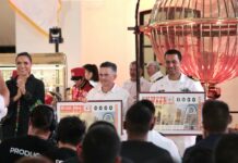 En Veracruz, Lotería Nacional conmemora 200 años de la Independencia en la Mar .