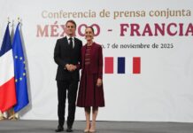 Presidenta Sheinbaum anuncia convenios de colaboración con Francia.