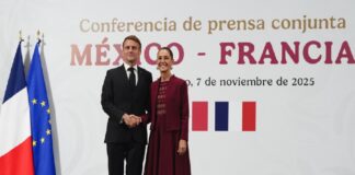 Presidenta Sheinbaum anuncia convenios de colaboración con Francia.