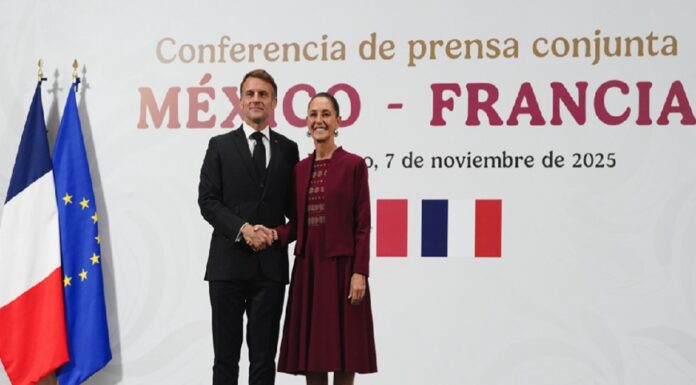 Presidenta Sheinbaum anuncia convenios de colaboración con Francia.