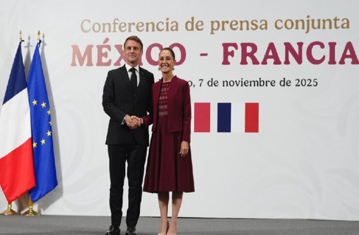 Presidenta Sheinbaum anuncia convenios de colaboración con Francia.