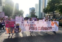 Crónica del 25N en CDMX. Gritos de esperanza contra la violencia patriarcal