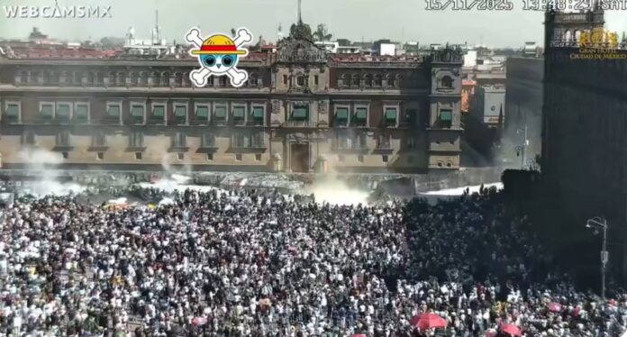Marcha z en el zocalo
