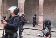 Fiscalía de Michoacán investiga daños a Palacio de Gobierno tras jornada de protesta;