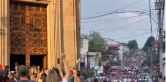 Reportan represión policial en Michoacán contra ciudadanos que exigen la renuncia del gobernador Ramírez Bedolla