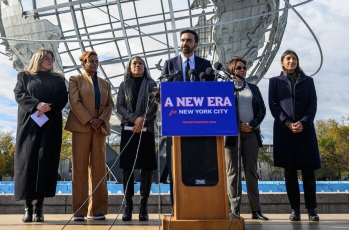 Mujeres feministas con Zohran Mamdani
