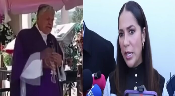 Padre Pistolas contra gobernadora Libia Denisse