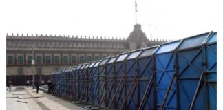 Bloquean Palacio, ¡para que no lo bloqueen!