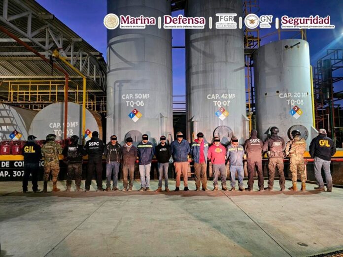 Perote detencion por 250 mil litros de hidrocarburo