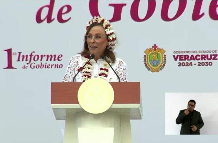 #PrimerInformeDeGobierno Rocío Nahle: “Desde Veracruz vamos a demostrar que es tiempo de mujeres. ¡Y de mujeres fuertes! Y que Veracruz tiene Gobierno”