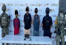 Este fin de semana SSP detiene a 12 personas en 13 municipios.