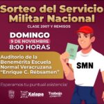 Convoca Ayuntamiento a Sorteo del Servicio Militar Nacional Clase 2007.