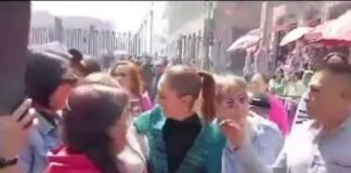 ¿Y el equipo de seguridad de Claudia Sheinbaum? Esto no debe permitirse.