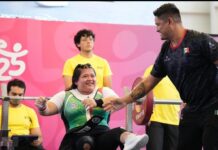 Evelin Lechuga doble oro en Parapowerlifting del Panamericano Juvenil.