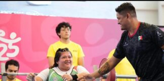 Evelin Lechuga doble oro en Parapowerlifting del Panamericano Juvenil.